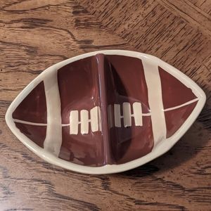 Mini Football Serving Dish 5 1/2 x 3 1/2 in.